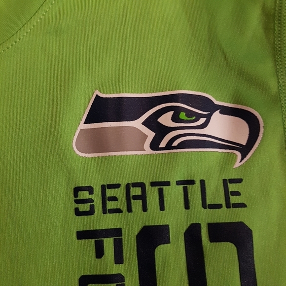 Seattle Seahawks long sleeved shirt kids Medium 10/12 - Picture 2 of 6